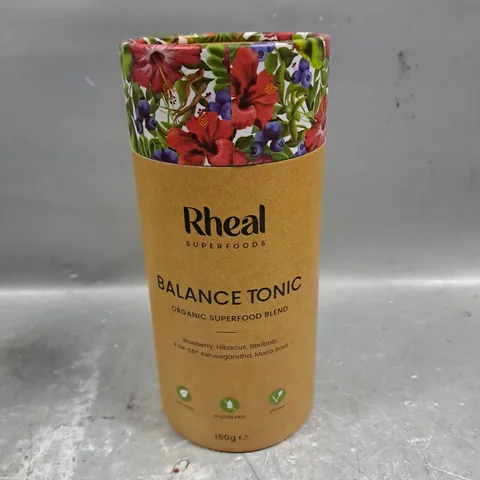 SEALED RHEAL SUPERFOOD BALANCE TONIC ORGANIC BLEND - 150G