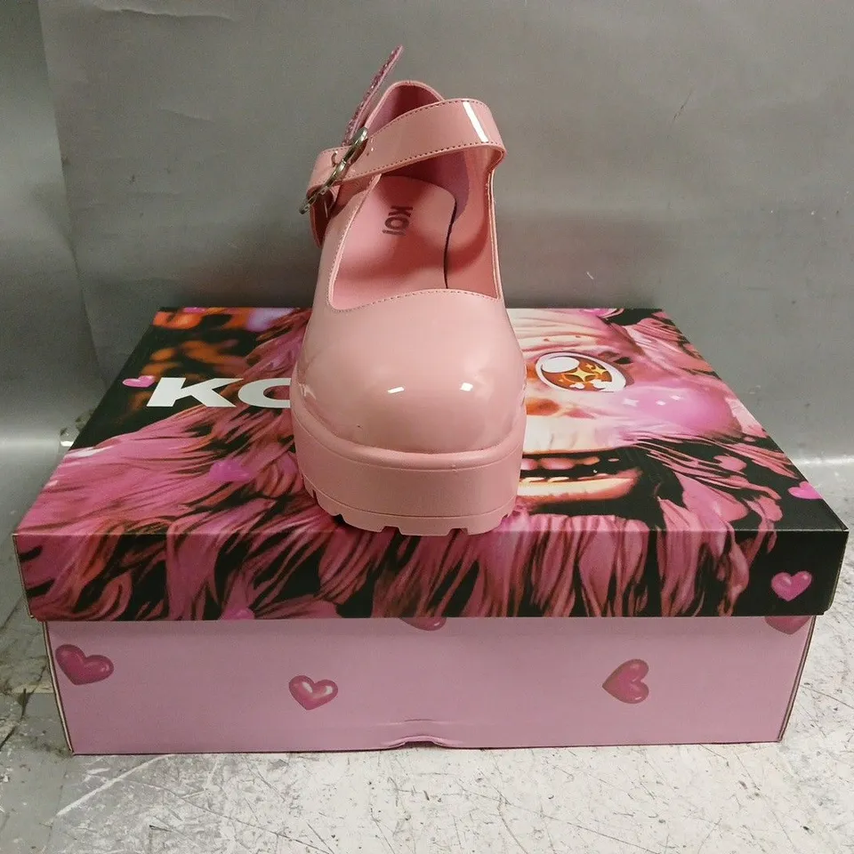 BOXED PAIR OF KOI TIRA PINK MARY JANES GOOD FAIRY EDITION SIZE UK 10