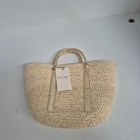 PHASE EIGHT STRAW TOTE BAG – ONE SIZE