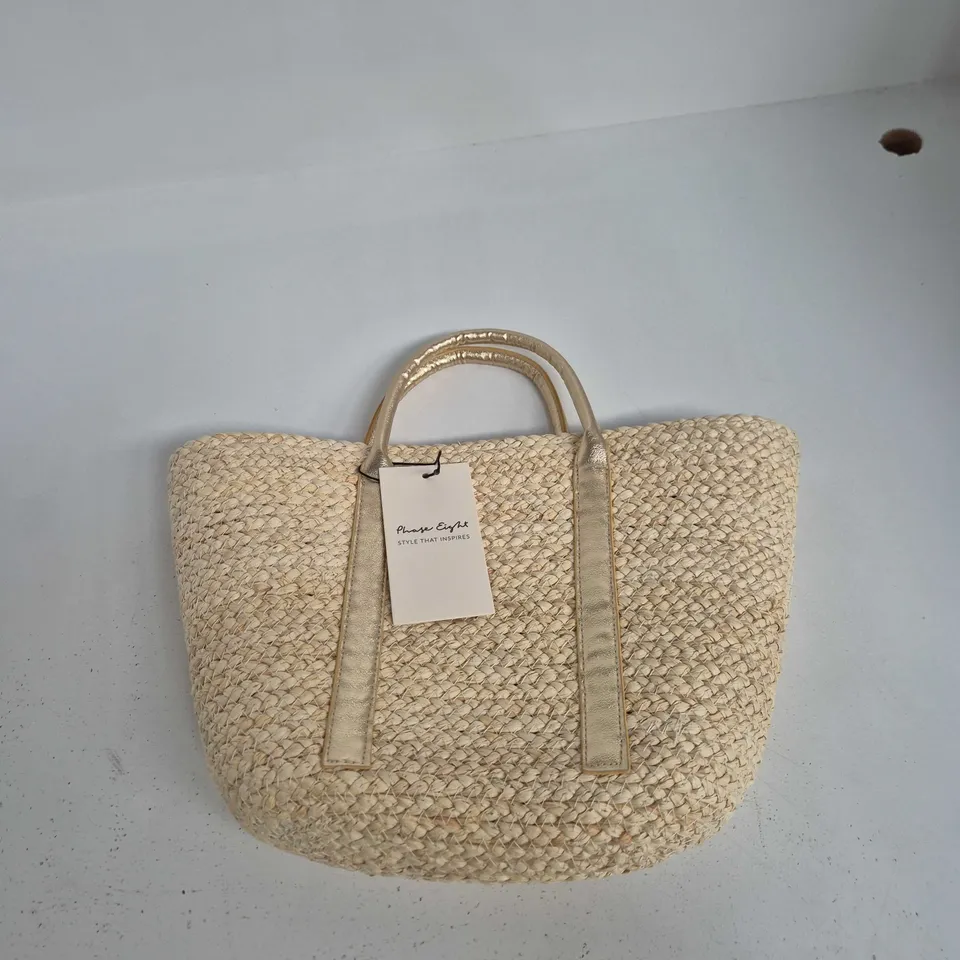 PHASE EIGHT STRAW TOTE BAG – ONE SIZE