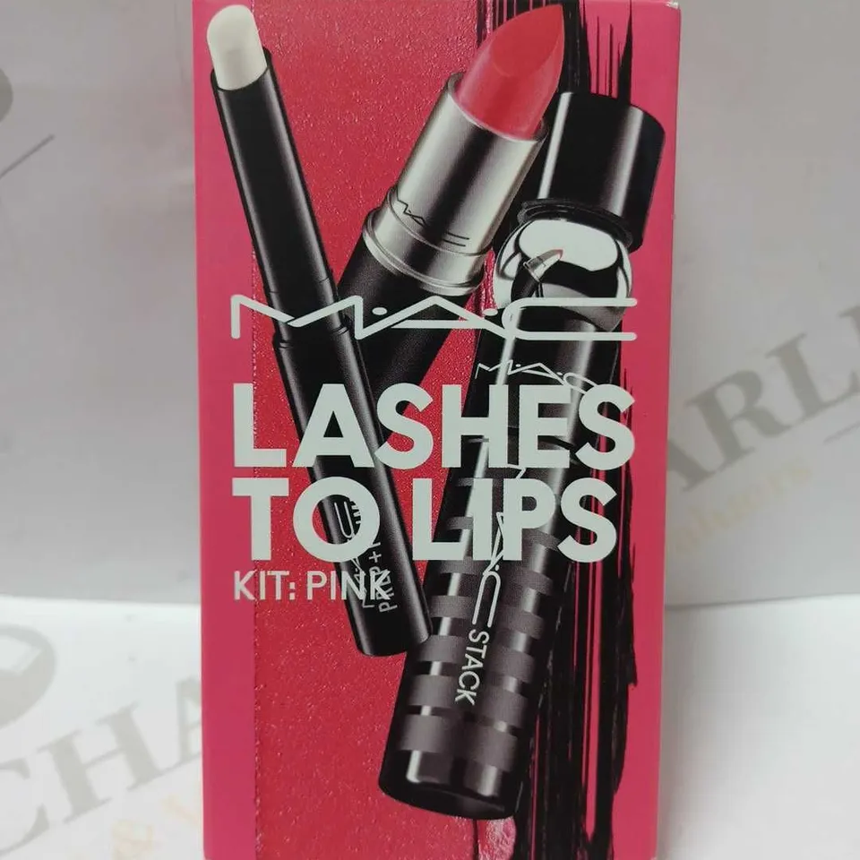 MAC LASHES TO LIPS KIT - PINK 
