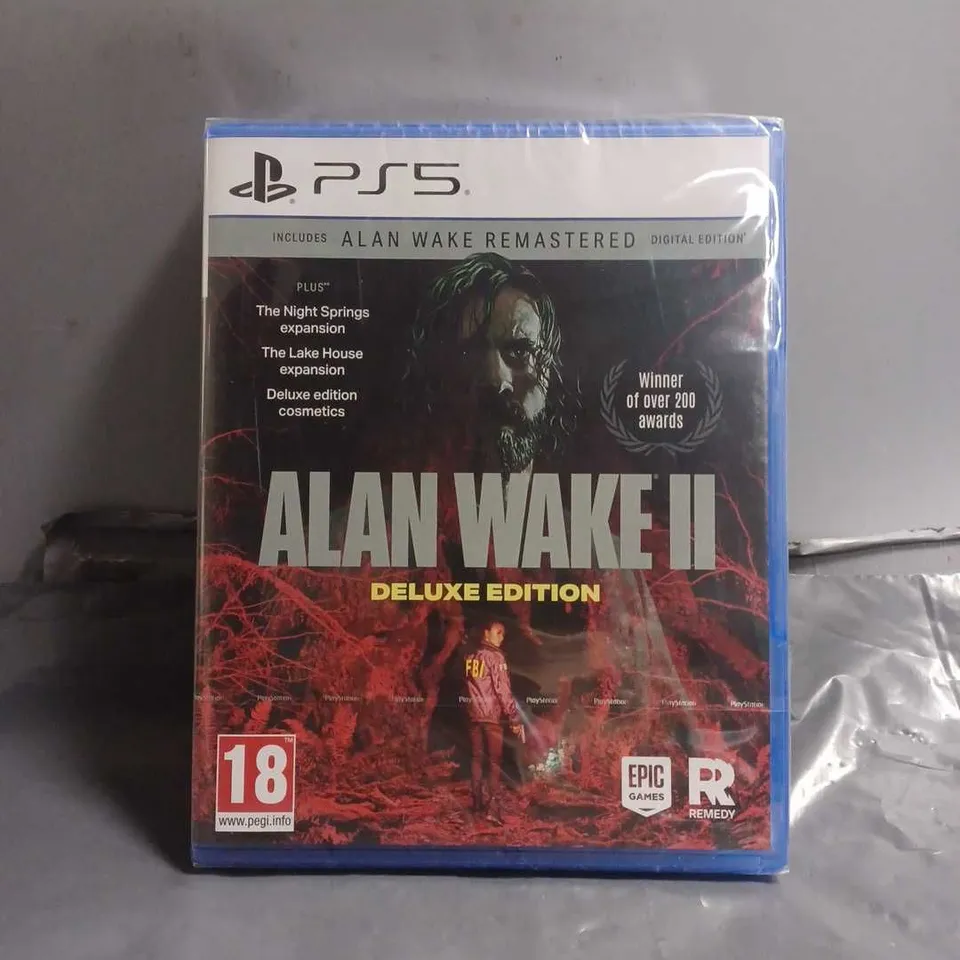 SEALED PLAYSTATION 5 ALAN WAKE II - DELUXE EDITION