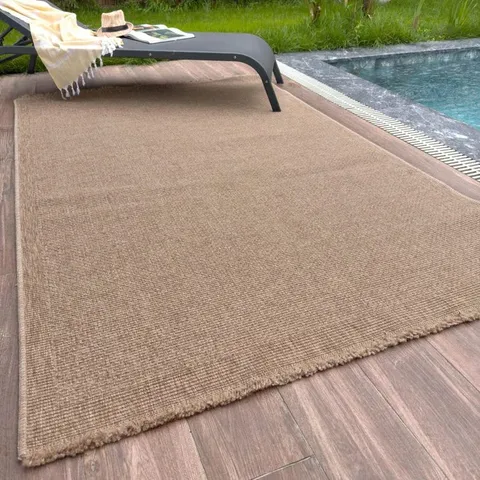 NATURE COLLECTION CHEQUERED INDOOR / OUTDOOR AREA RUG APPROXIMATELY 80X150CM