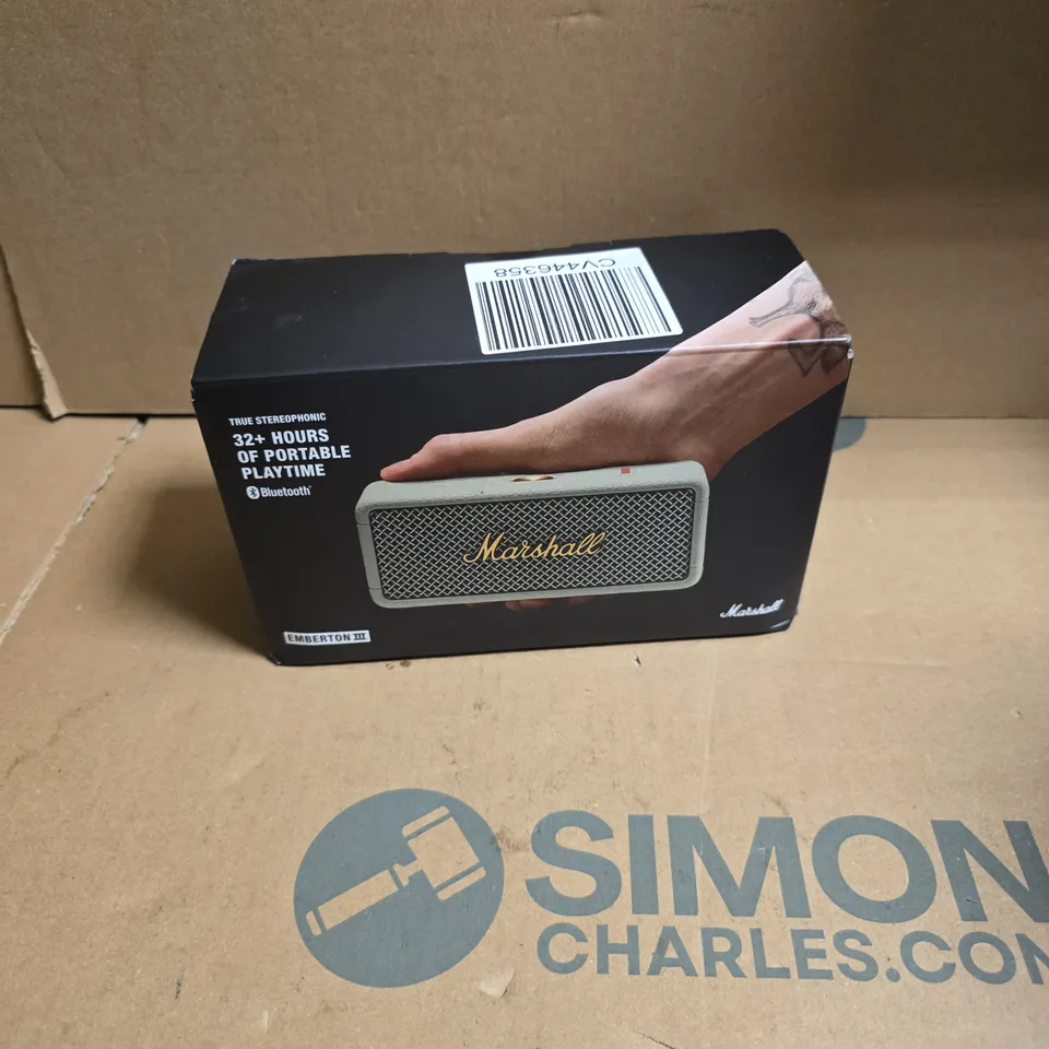 BOXED MARSHALL EMBERTON III