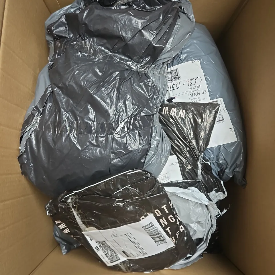 APPROXIMATELY 20 ASSORTED CLOTHING ITEMS IN VARIOUS STYLES AND SIZES 