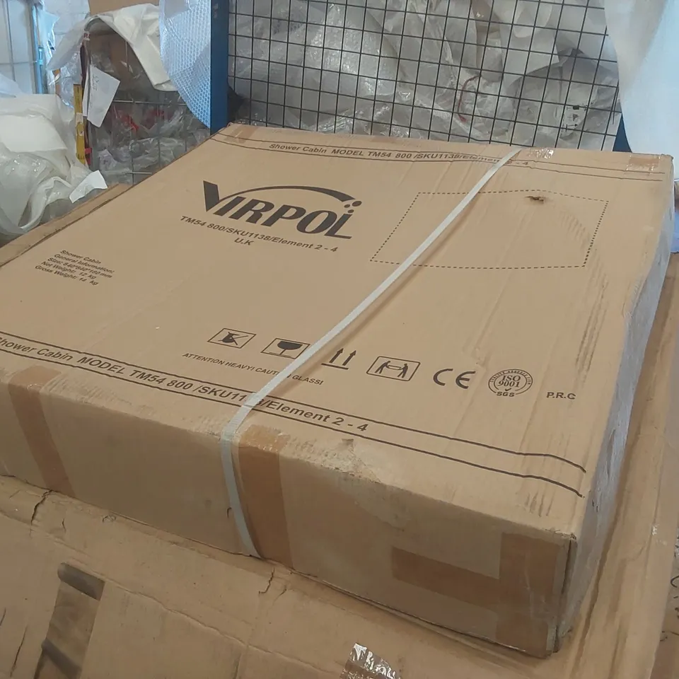 PALLET CONTAINING A LARGE QUANTITY OF ASSORTED SHOWER CABIN PARTS ECT