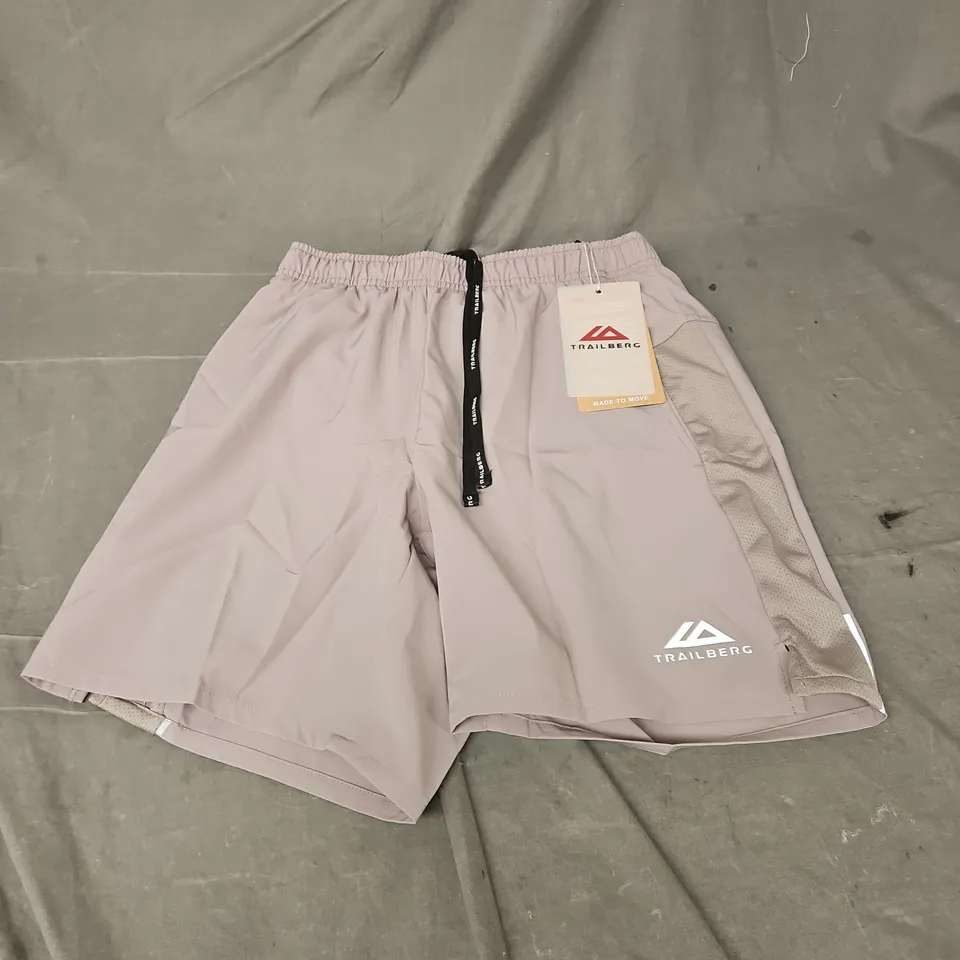 TRAILBERG ESSENTIALS 2.0 SHORT IN MOON ROCK SIZE XS