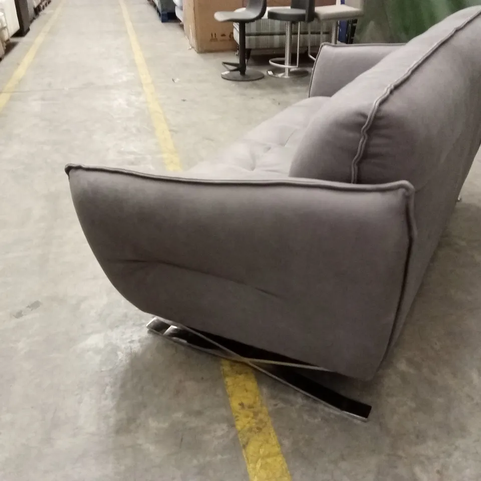 QUALITY DESIGNER ITALIAN MADE SEVILLE 2 SEATER LEATHER SOFA