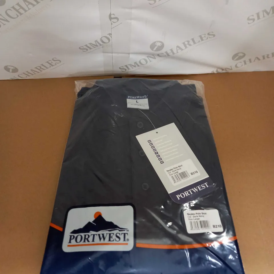 PORTWEST NAPLES POLO SHIRT SIZE L