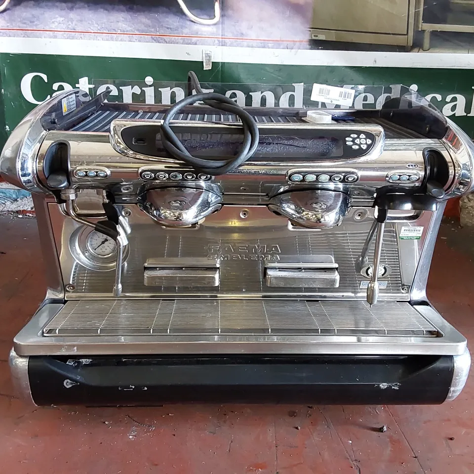 FAEMA EMBLEMA 2 GROUP ESPRESSO MACHINE