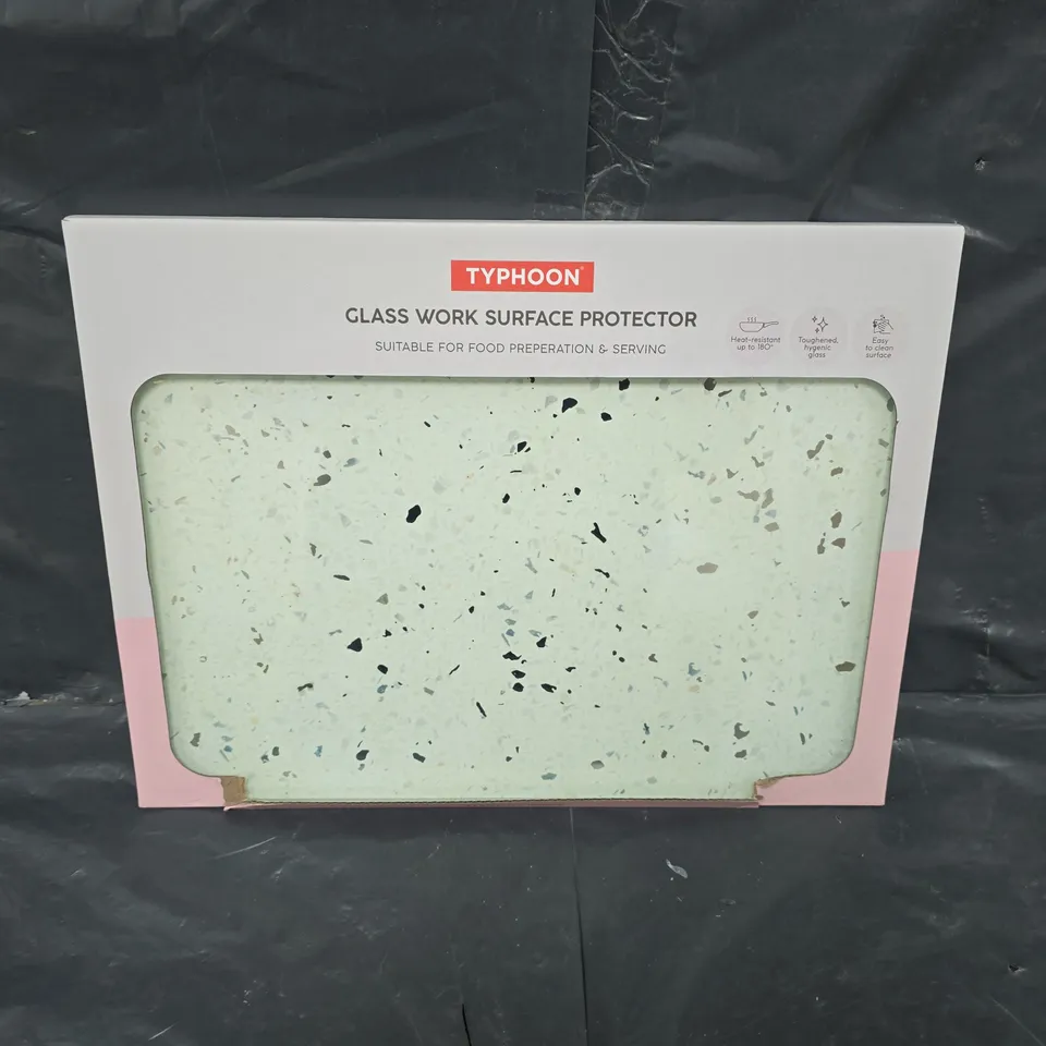 TYPHOON ELEMENTS QUARTZ-EFFECT GLASS WORKTOP SAVER - COLLECTION ONLY
