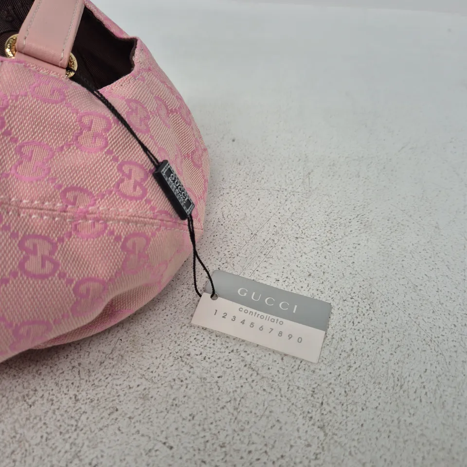 GUCCI MONOGRAM PINK BASEBALL CAP – ADJUSTABLE STRAP