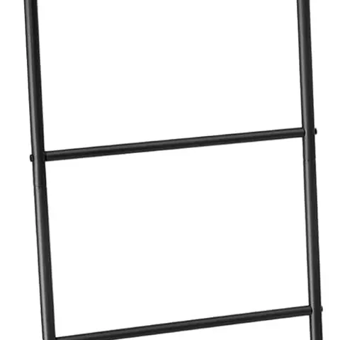 BOXED VASAGLE LEANING DISPLAY LADDER SHELF, TOWEL RACK