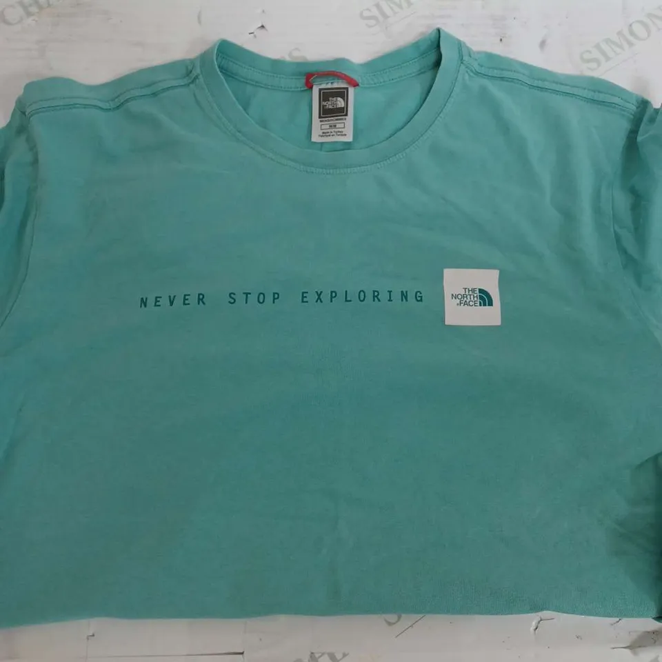 THE NORTH FACE LIGHT BLUE T-SHIRT - MEDIUM