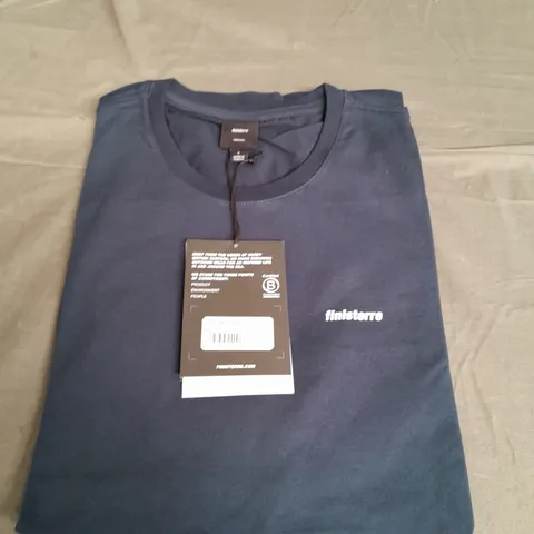 FINISTERRE HARLYN LOGO SS TEE NAVY LARGE