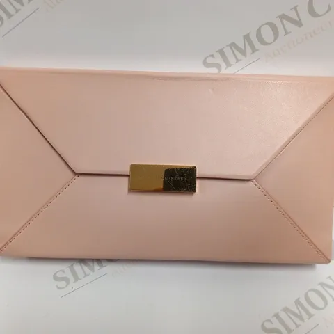STELLA MCCARTNEY VEGAN LEATHER PALE PINK ENVELOPE BAG
