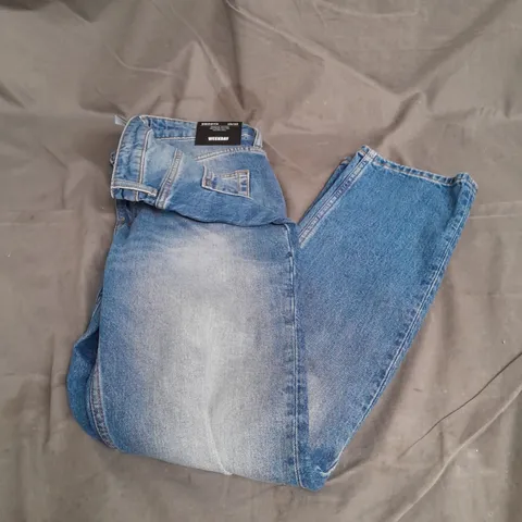 WEEKDAY SMOOTH HIH SLIM JEANS IN BLUE SIZE 29/32