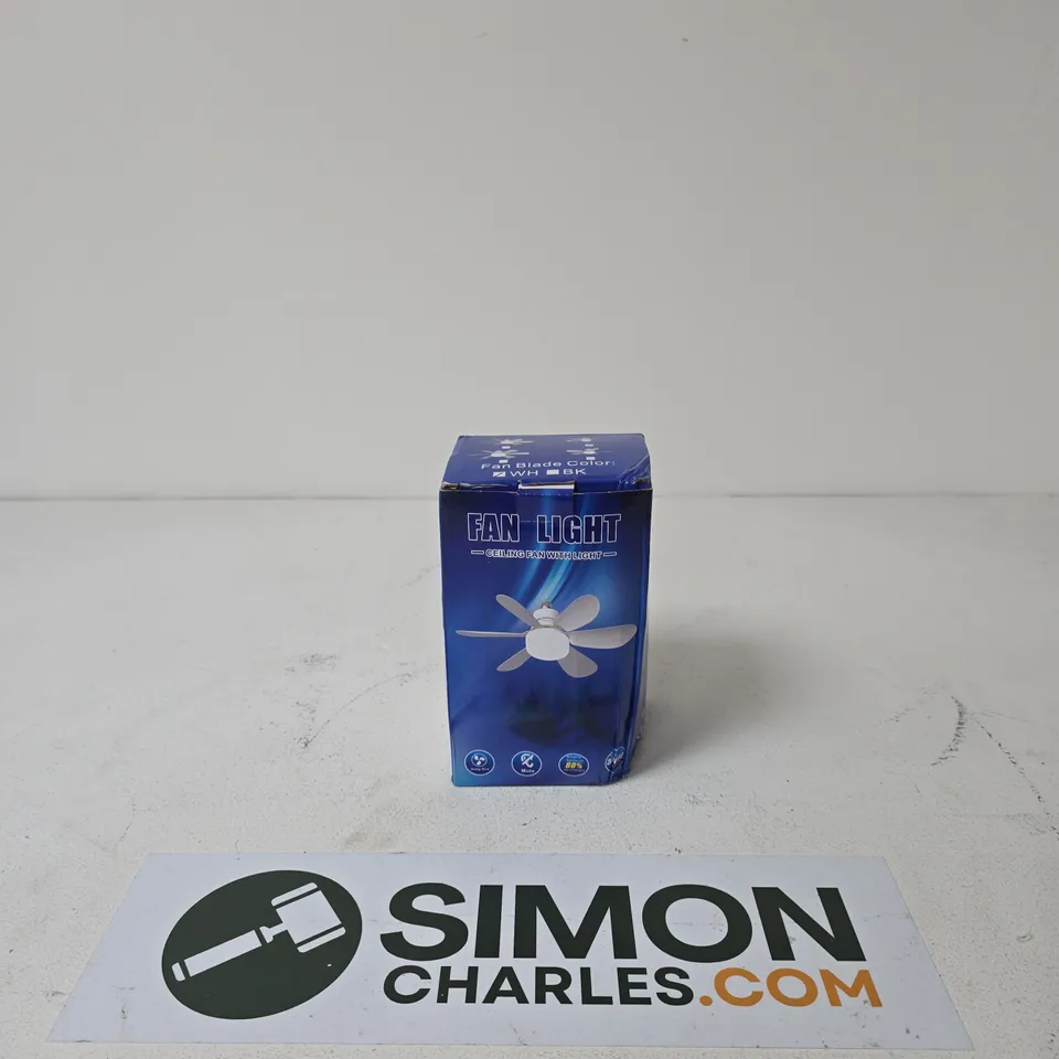 CEILING FAN WITH LIGHT – BOXED 