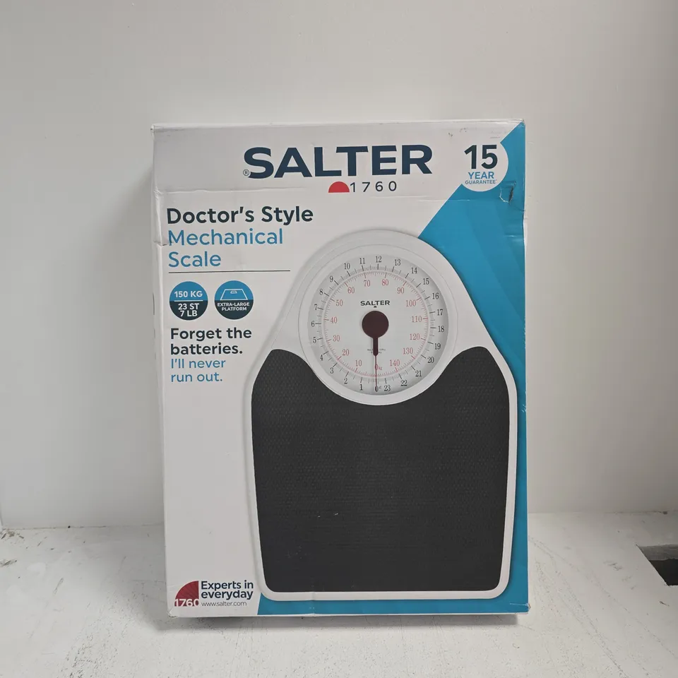 SALTER DOCTOR'S STYLE MECHANICAL SCALE – 150 KG CAPACITY, BOXED
