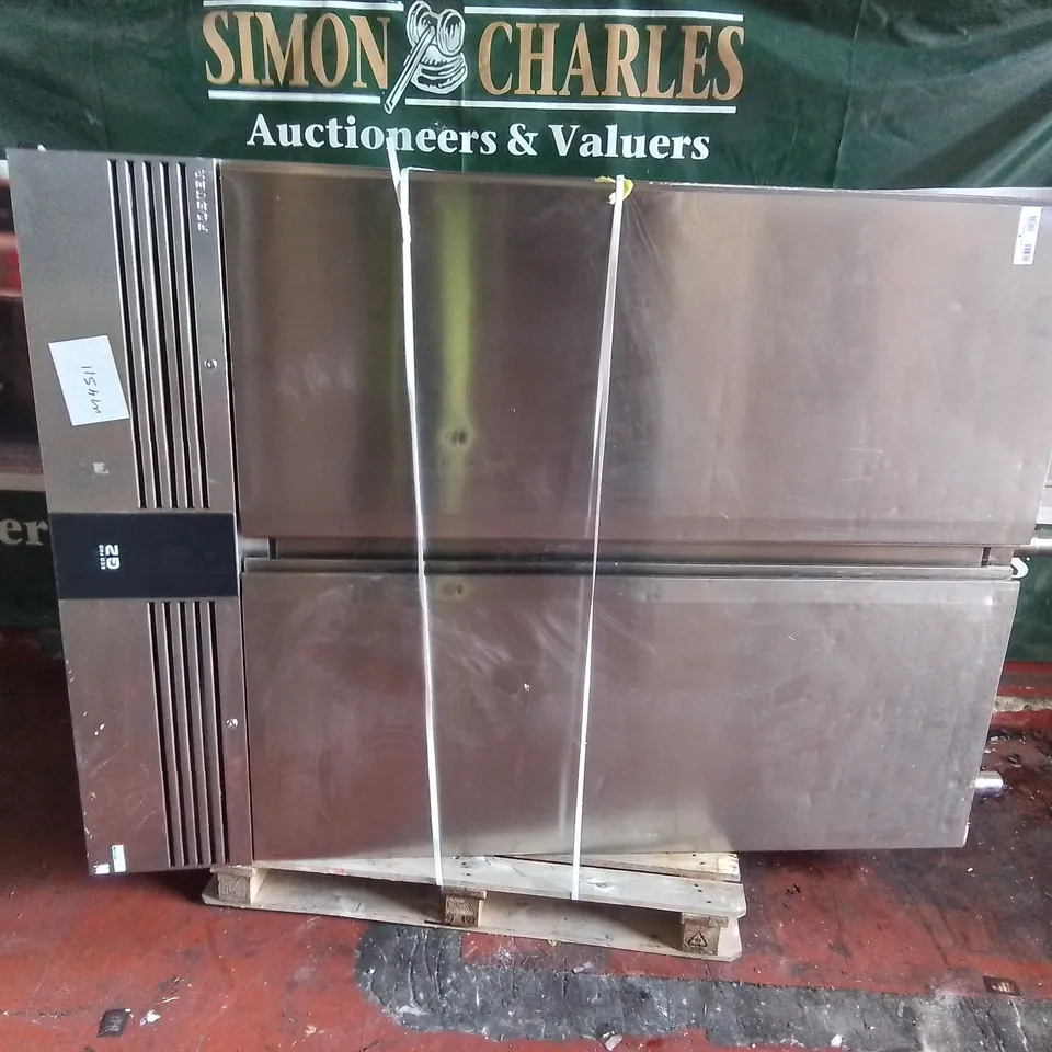 FOSTER COMMERCIAL DOUBLE DOOR STAINLESS FOOD STORAGE UNIT 