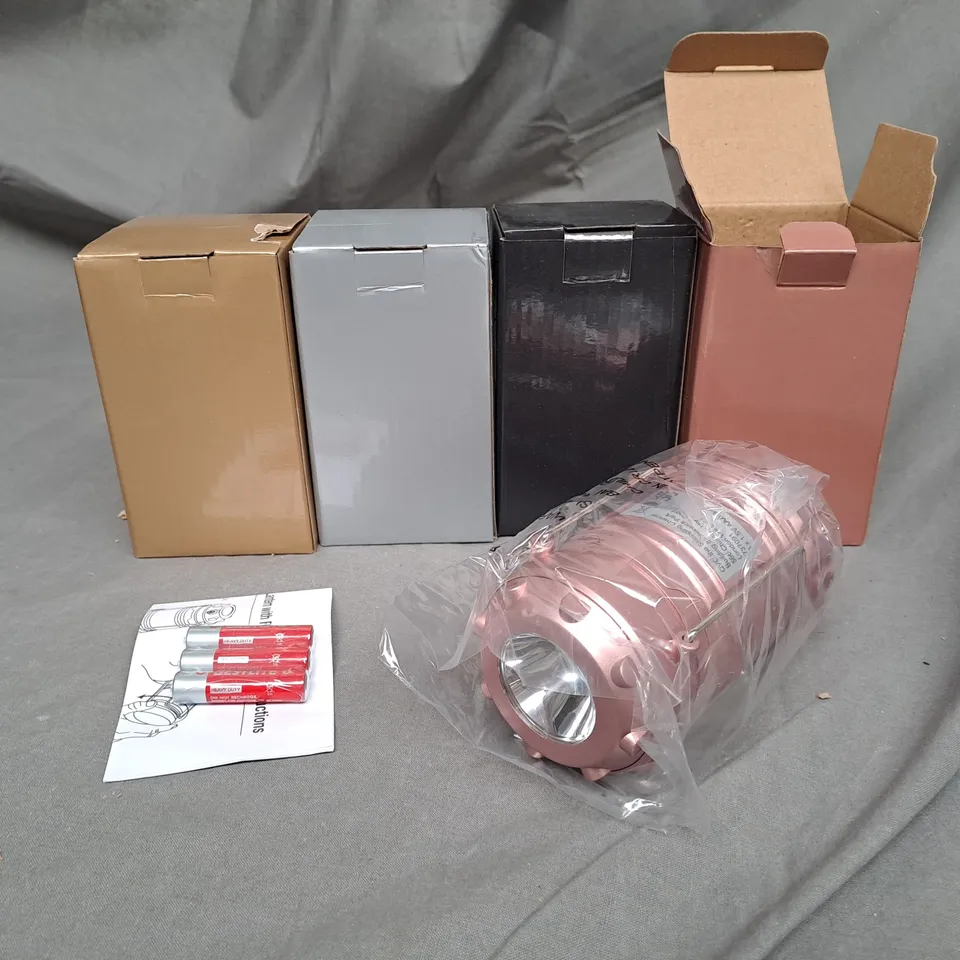 SCB SET OF 4 MINI POP-UP METALLIC LIGHTS