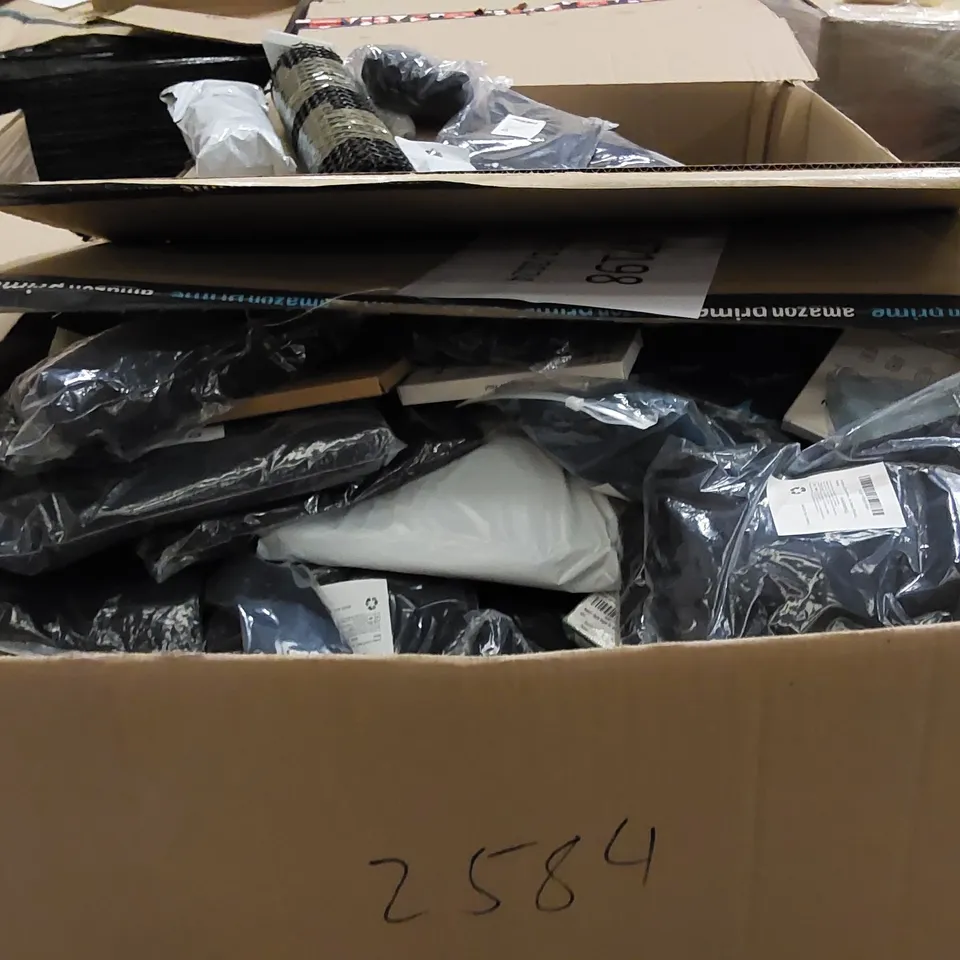 PALLET TO CONTAIN ASSORTED HOUSEHOLD ITEMS AND CONSUMER PRODUCTS. INCLUDING SHORTS, PHONE CASES, BOOK, CARD GAMES ETC