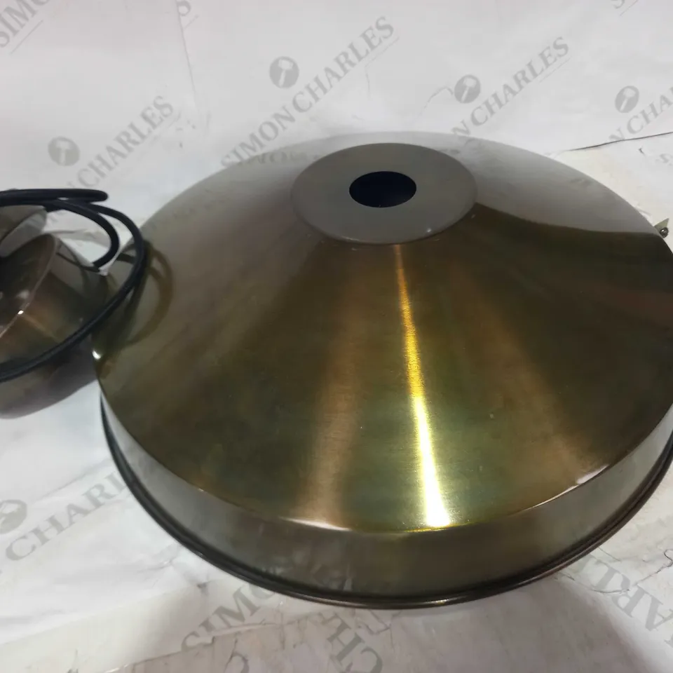 DAR LIGHTING GROUP KEDRIC 1LT PENDANT - GOLDEN GREY