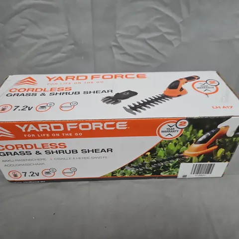 YARD FORCE 7.2V GRASS & HEDGE SHEAR