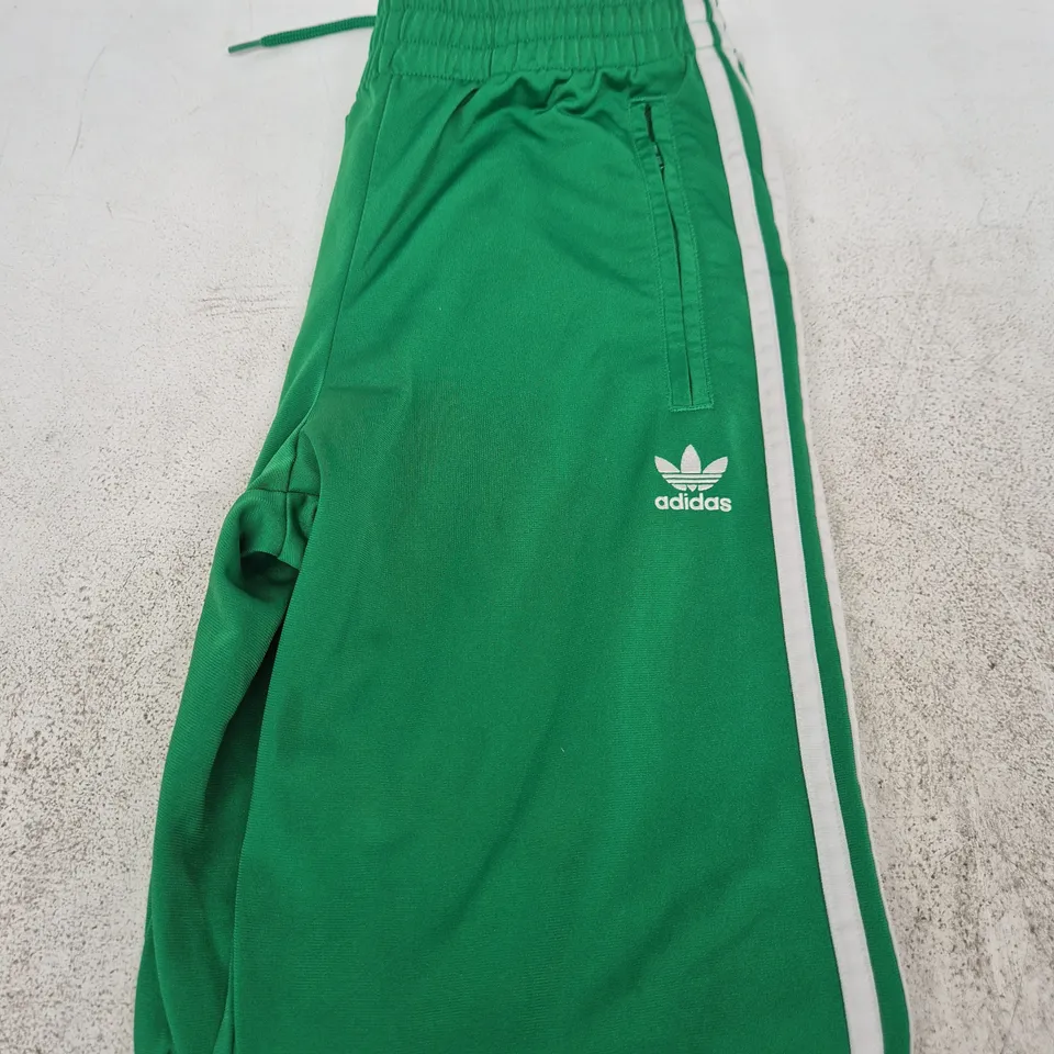 ADIDAS TRACK PANTS – GREEN SIZE XS