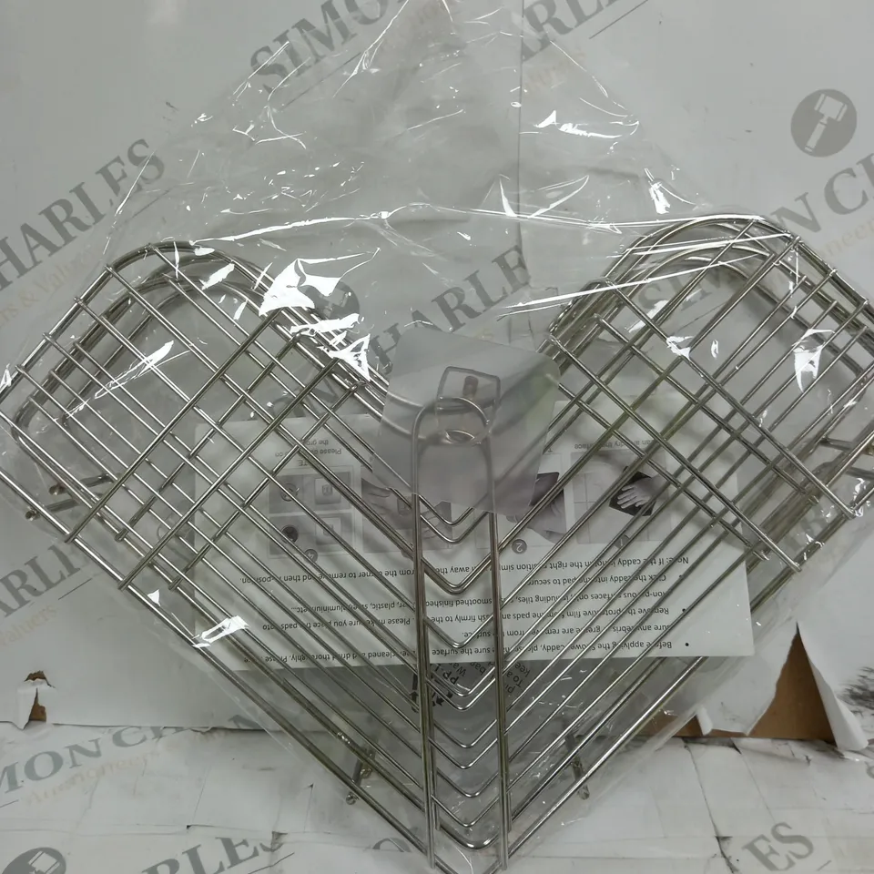 SFIXX STAINLESS STEEL ULTRA HOOK SHOWER CADDY SET OF 2