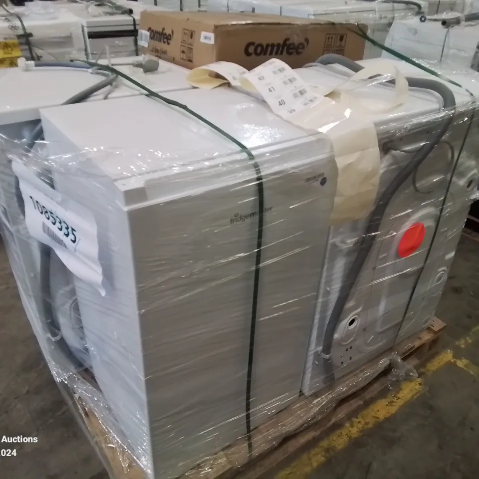 PALLET OF APPROXIMATELY 5 UNPROCESSED RAW RETURN WHITE GOODS TO INCLUDE;