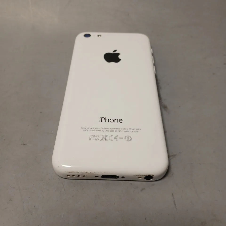 APPLE IPHONE 5C IN WHITE