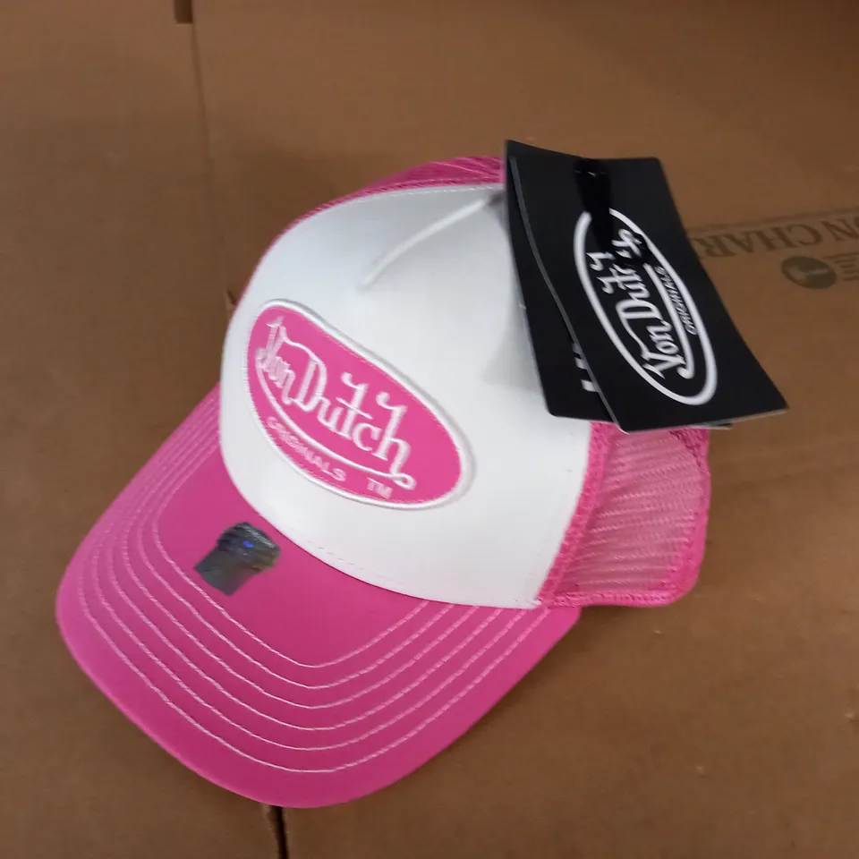 VON DUTCH BOSTON TRUCKER CAP - PINK