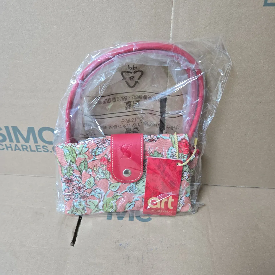CLAIRE LOUISE FOLDABLE BAG – WILD STRAWBERRY FLORAL (CREATIVE STUDIO)