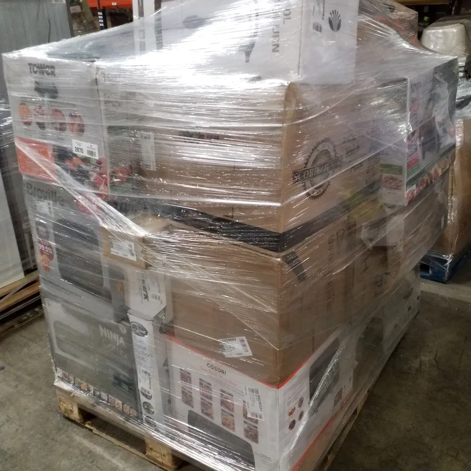 PALLET OF APPROXIMATELY 25 UNPROCESSED RAW RETURN HOUSEHOLD AND ELECTRICAL GOODS TO INCLUDE;