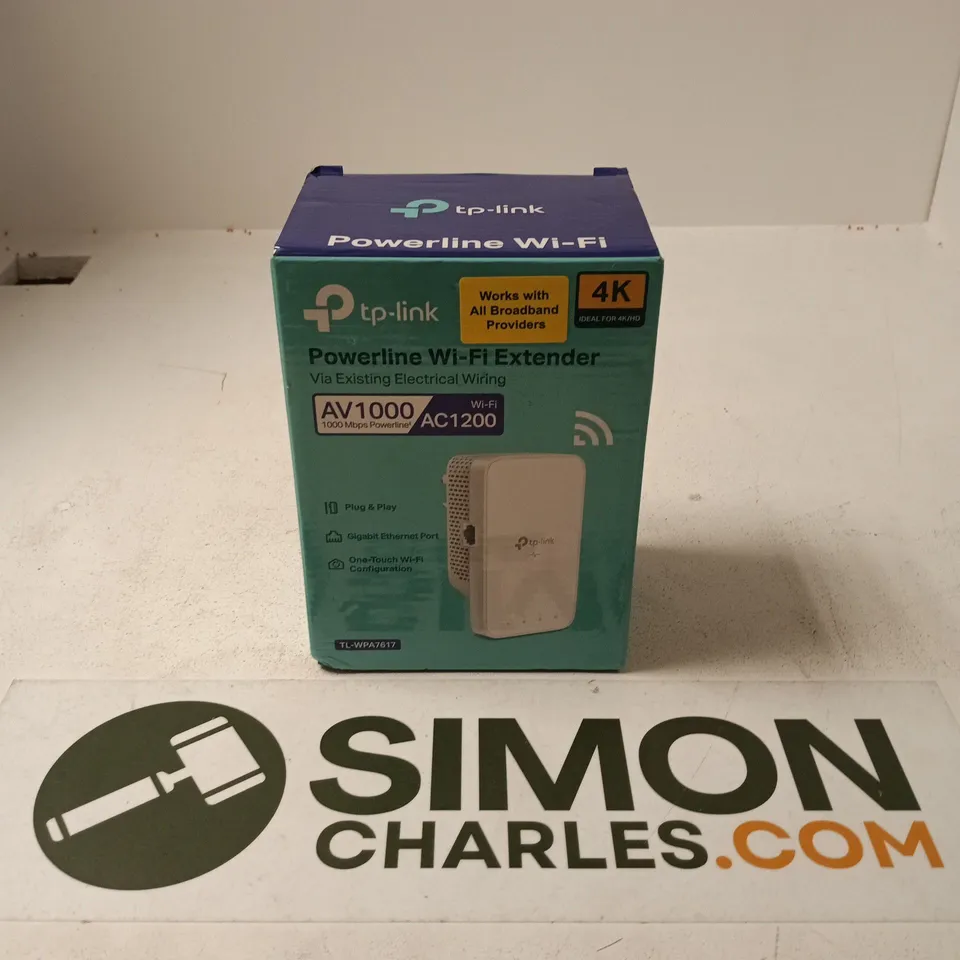 BOXED TP-LINK POWERLINE WI-FI EXTENDER TL-WPA7617