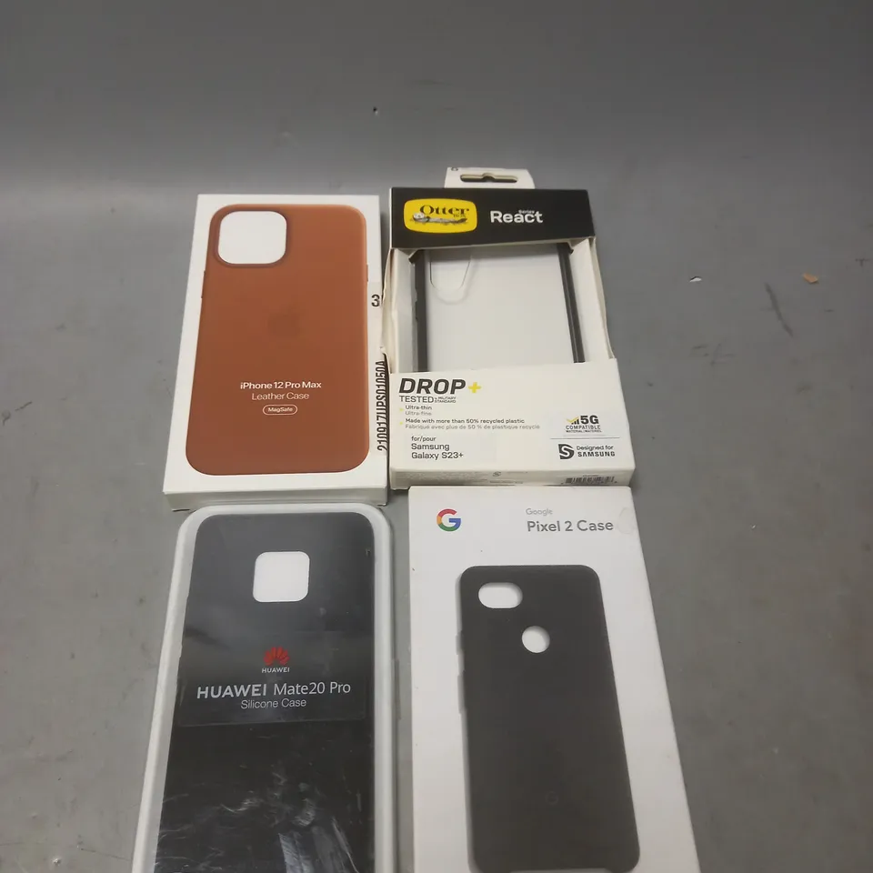 APPROXIMATELY 50 ASSORTED MOBILE PHONE CASES FOR SAMSUNG, GOOGLE, IPHONE AND HUAWEI