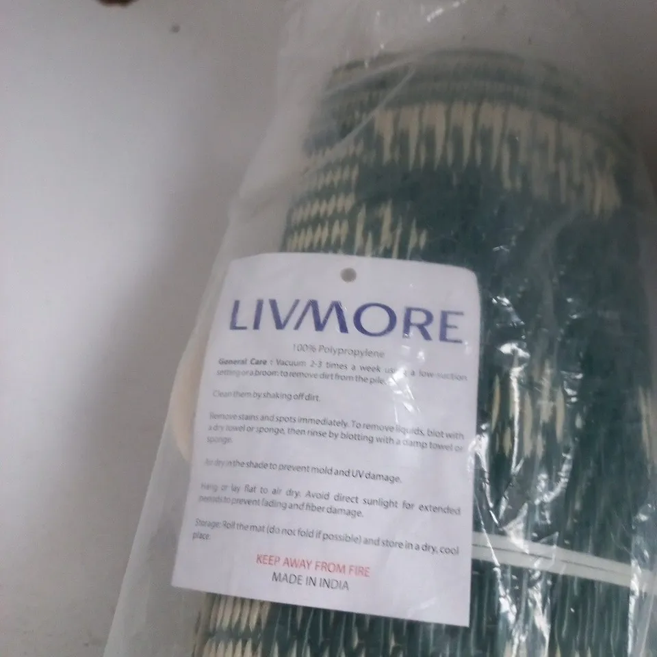LIVMORE 100% POLYPROPYLENE RUG/MAT – ROLLED IN PLASTIC