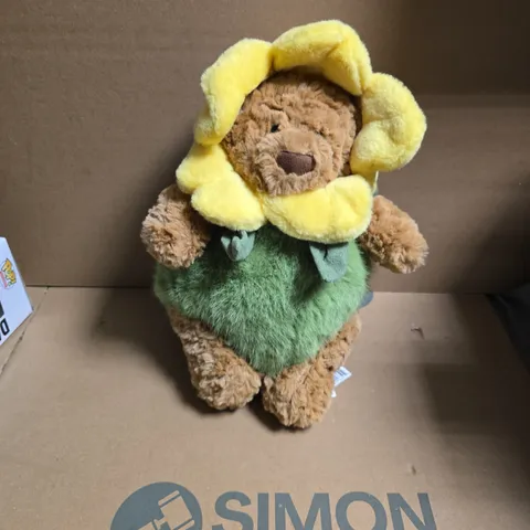 JELLYCAT BARTHOLOMEW BEAR IN A DAFFODIL OUTFIT