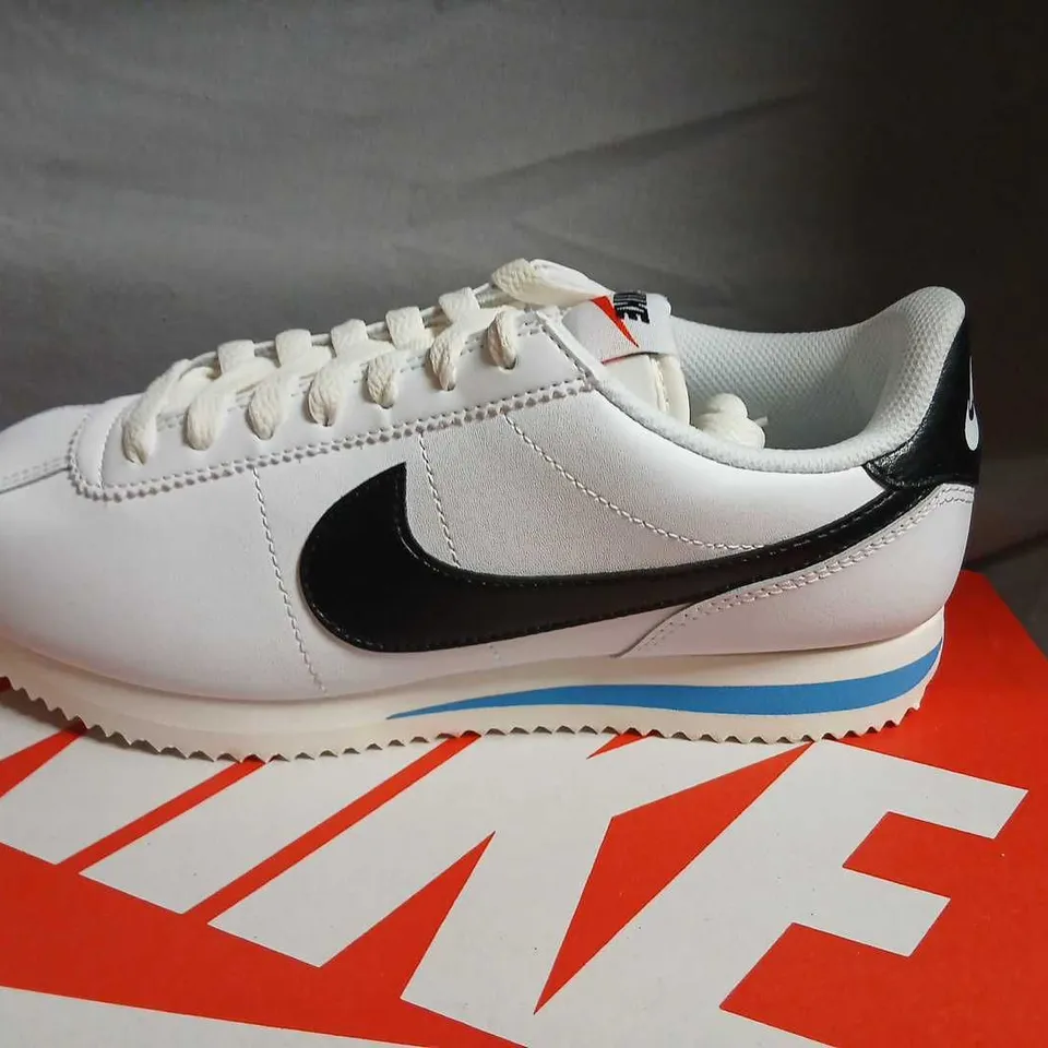NIKE CORTEZ SNEAKERS - WHITE/BLACK, UK 5 (US 7.5)
