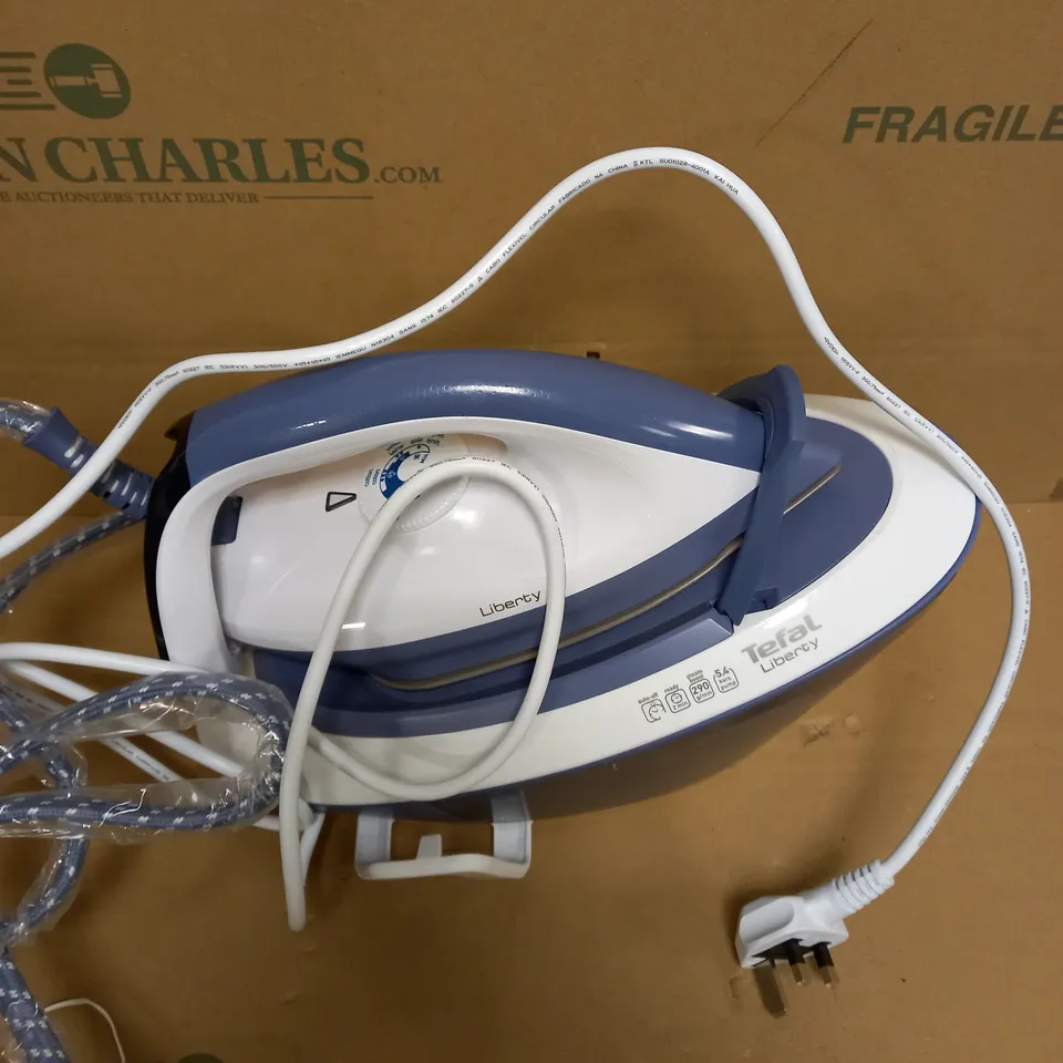 TEFAL SV7020 LIBERTY STEAM GENERATOR IRON 2200 WATT LIGHT BLUE