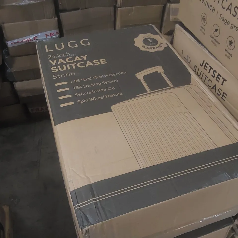 BOXED LUGG TRAVEL SUITCASE