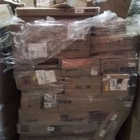 PALLET OF ASSORTED HOUSEHOLD GOODS AND PRODUCTS TO INCLUDE; STORAGE OTTOMAN,LAUNDRY HAMPER,DOG BED