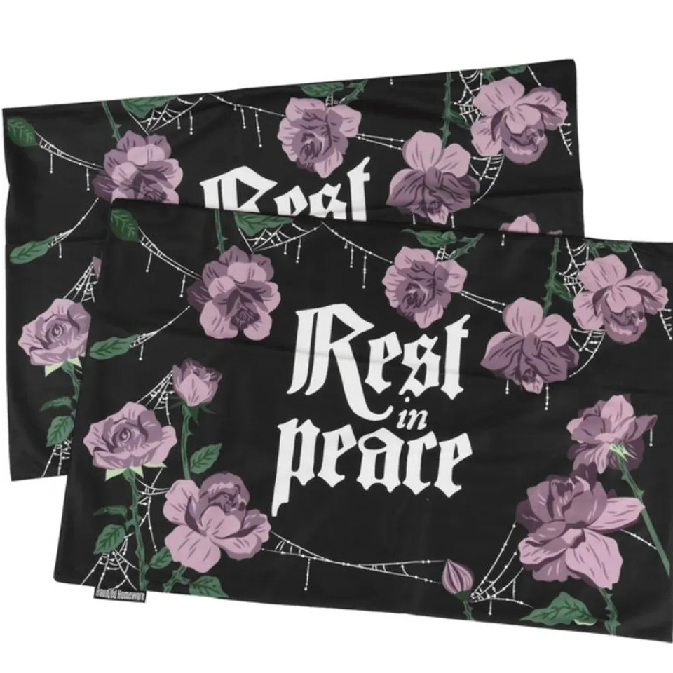 TWENTY BRAND NEW KILLSTAR - GRAVE BLOOM - BLACK PILLOW CASES 