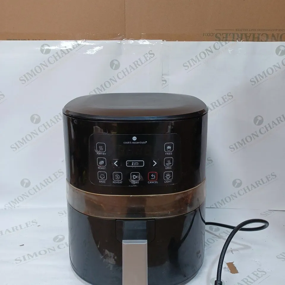 COOK'S ESSENTIALS 4.0L AIR FRYER - BLACK