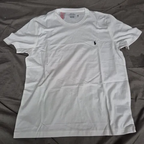POLO RALPH LAUREN POLO B SS CREW TEE – WHITE, SMALL