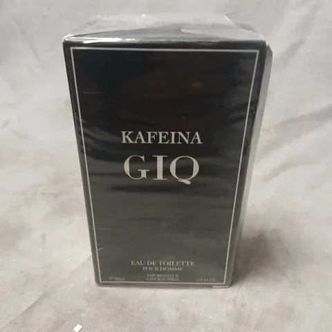 BOXED AND SEALED KAFEINA GIQ EAU DE TOILETTE 50ML