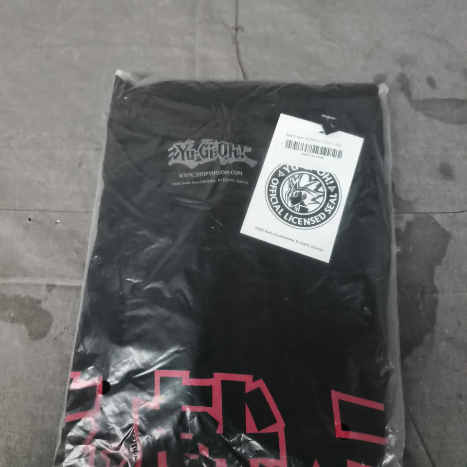 RED DRAGON ARCHFIEND T-SHIRT – BLACK, OFFICIAL LICENSED (YU-GI-OH!)