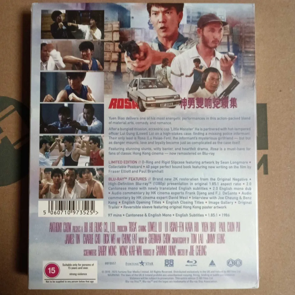 SEALED ROSA – LIMITED EDITION BLU-RAY BOX SET WITH COLLECTIBLE POSTCARD & 40‑PAGE BOOK