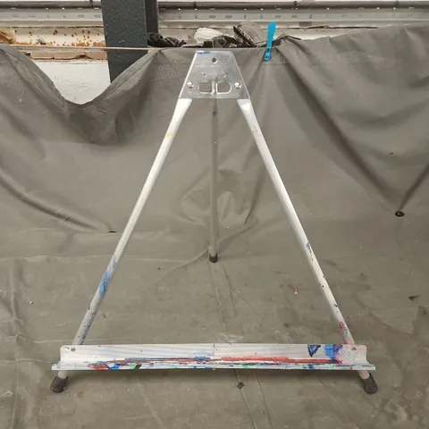 APPROX 10 ALUMINIUM A-FRAME ARTIST'S EASEL